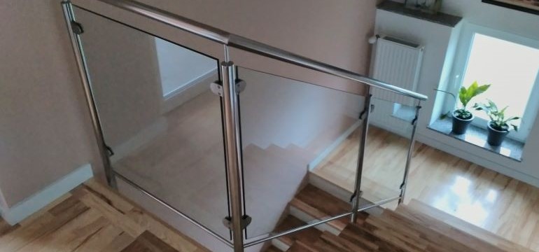 Inox ograda sa staklom